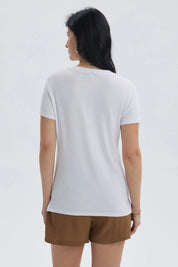 Polera Mujer Print Blanco