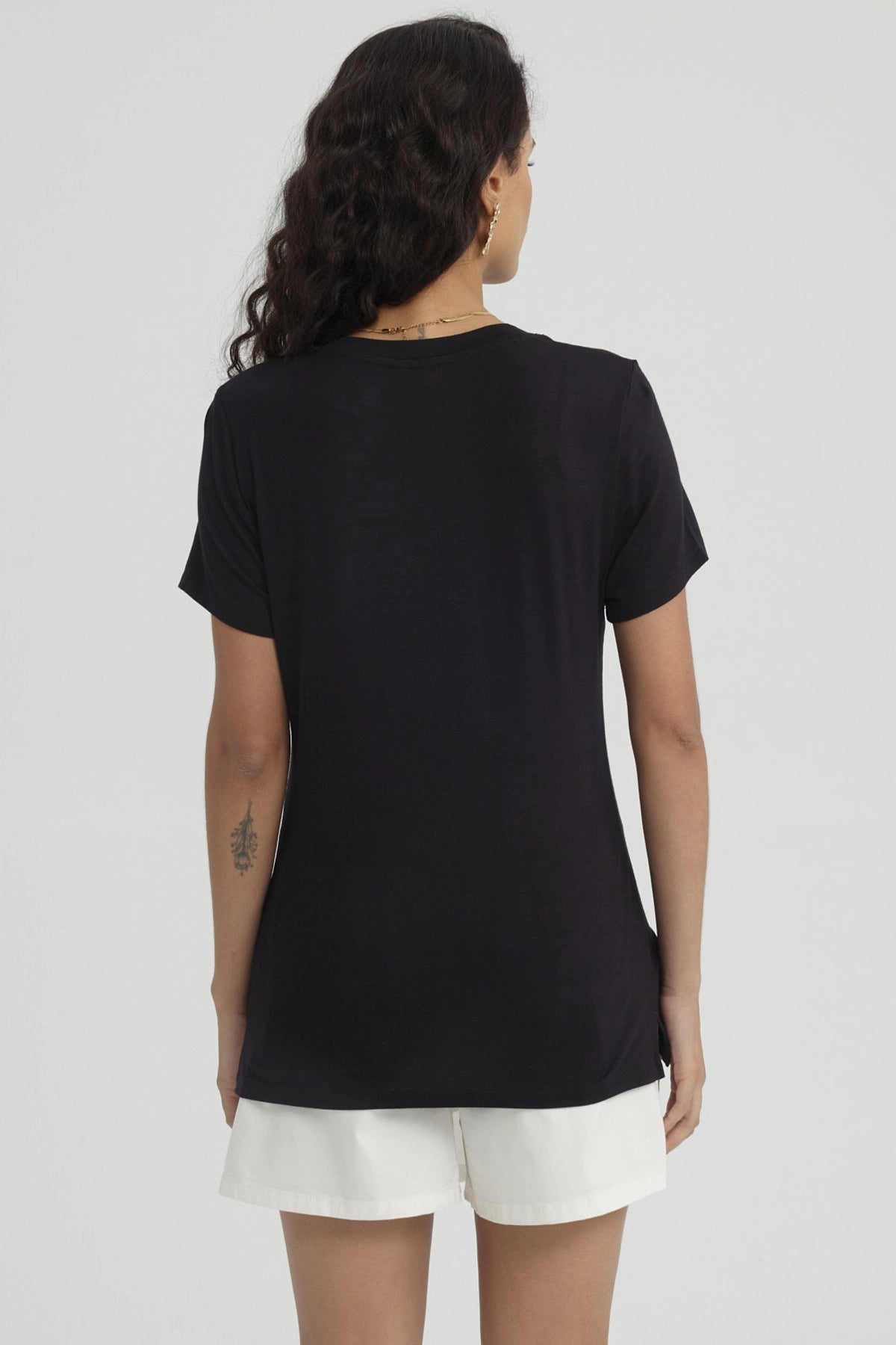 Polera Mujer Print Dorado