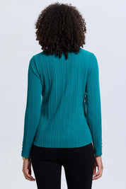 Polera Mujer Camman de Rib Lisa Calipso Oscuro