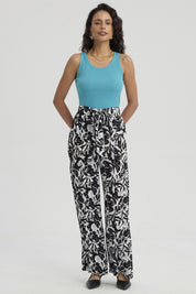 Polera Mujer Rib Lisa Turquesa