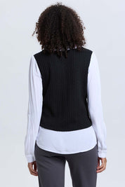 Sweater Mujer Casual Blusa Negro
