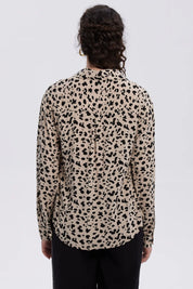 Blusa Mujer Abotonada Rapport Beige