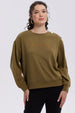 Polerón Mujer Print Posicional Verde Militar
