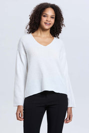 Sweater Mujer Manga Ancha Crudo