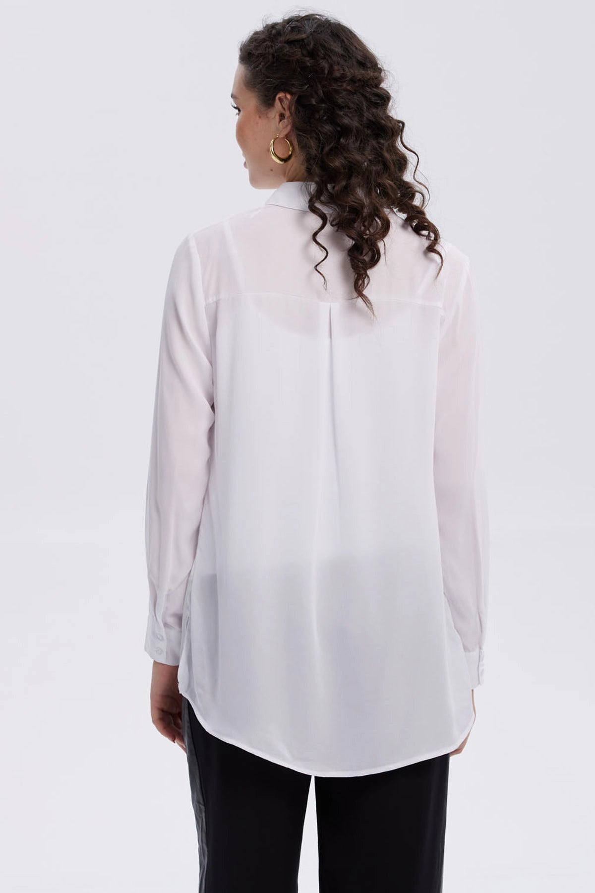 Blusa Mujer Abotonada Blanco