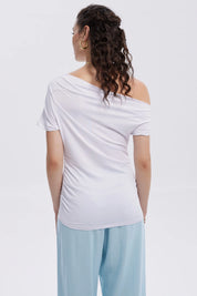 Polera Mujer Bardot Lisa Blanco
