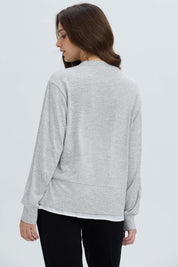Sweater Mujer Basta Gris Melange