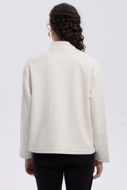 Chaqueta Mujer Gamuza Crema