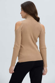 Sweater Mujer Off Camel