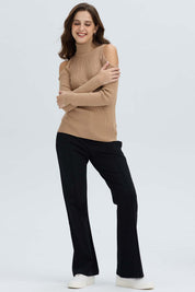 Sweater Mujer Off Camel