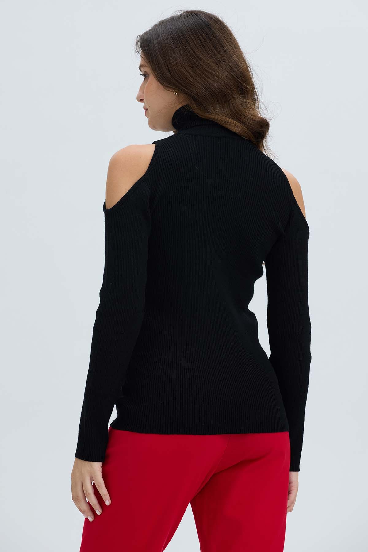 Sweater Mujer Off Negro