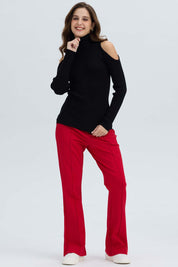 Sweater Mujer Off Negro