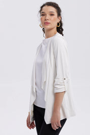 Chaqueta Mujer Antelina Crudo