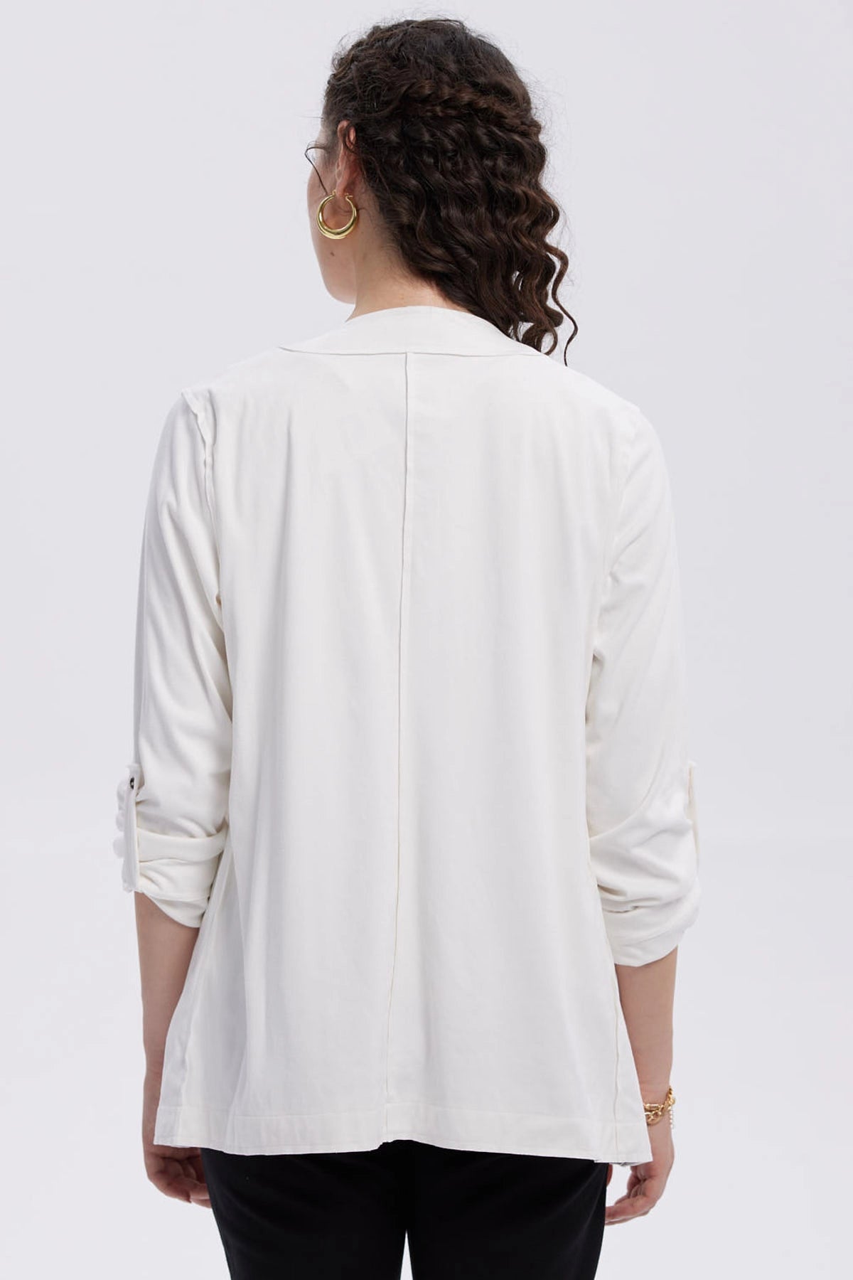 Chaqueta Mujer Antelina Crudo