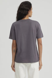 Polera Mujer Print Con Aplicación Marengo