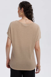 Sweater Mujer Casual Beige
