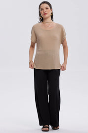 Sweater Mujer Casual Beige
