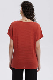 Sweater Mujer Casual Terracota