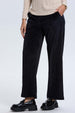 Pantalón buzo mujer negro estilo casual primavera verano