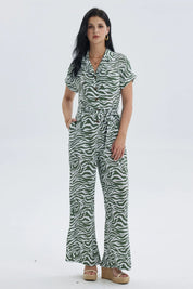 Enteritos Mujer Largo Blanco/ Verde