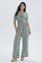 Enteritos Mujer Largo Blanco/ Verde