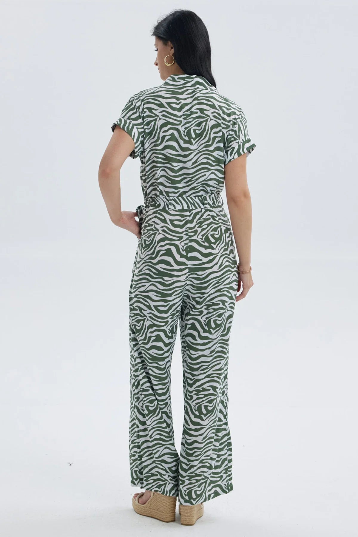 Enteritos Mujer Largo Blanco/ Verde