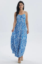 Vestido Mujer Largo Pabilo Azul