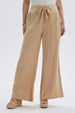 Pantalón Mujer Lazo Con Argolla Camel