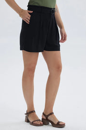Short Mujer Pretina Elasticada Negro