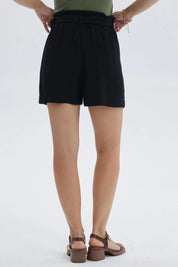 Short Mujer Pretina Elasticada Negro