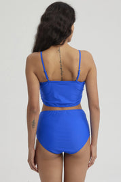 Traje de Baño Mujer Top Pabilo Azul