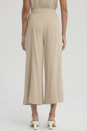 Pescador Mujer Botones Costados Crudo