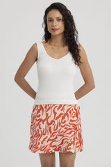 Polera Mujer Pabilo Seamless Crema
