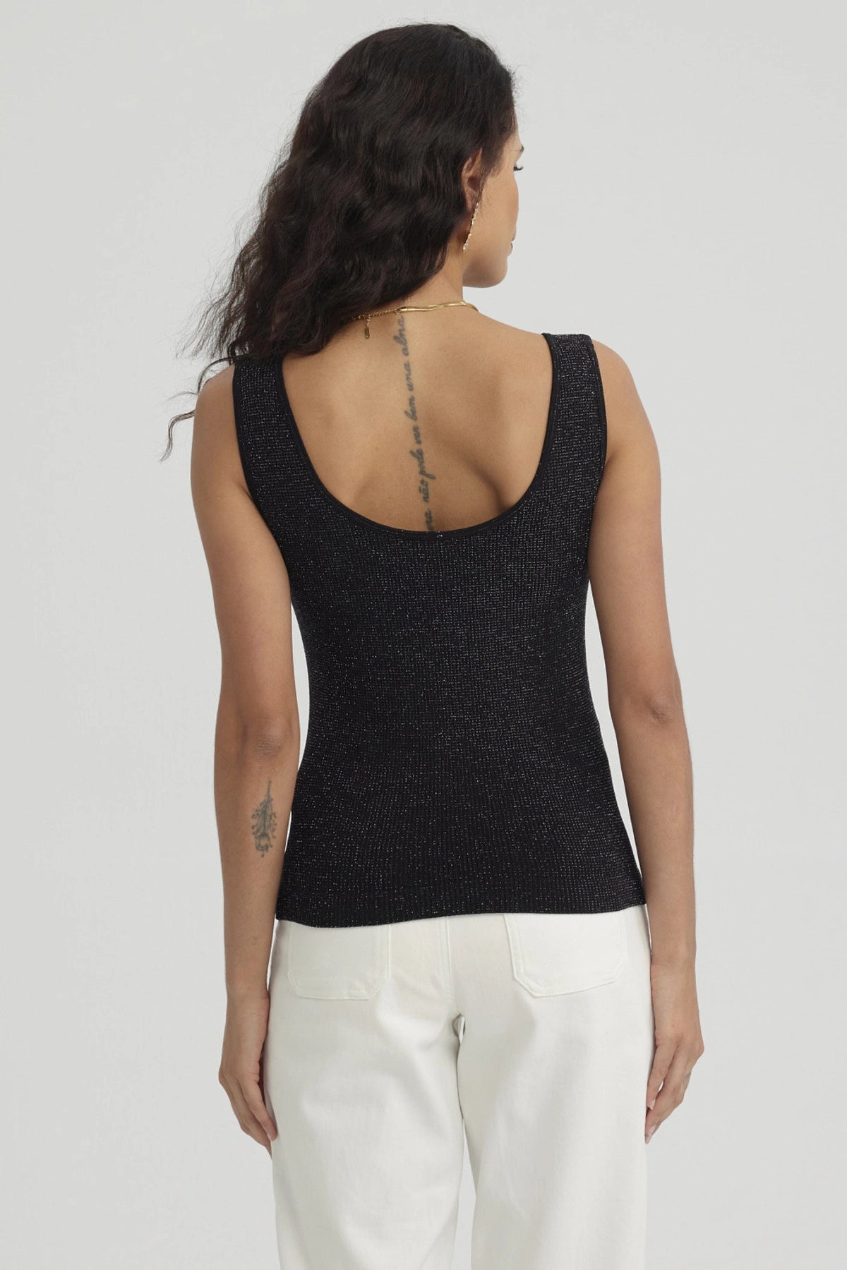 Polera Mujer Pabilo Seamless Negro