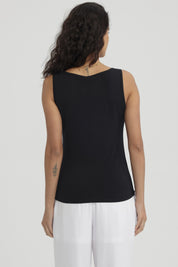 Polera Mujer Bipack Lisa Blanco / Negro