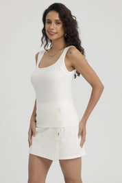 Polera Mujer Bipack Lisa Crudo