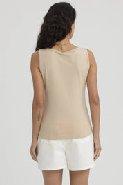 Polera Mujer Bipack Lisa Crudo