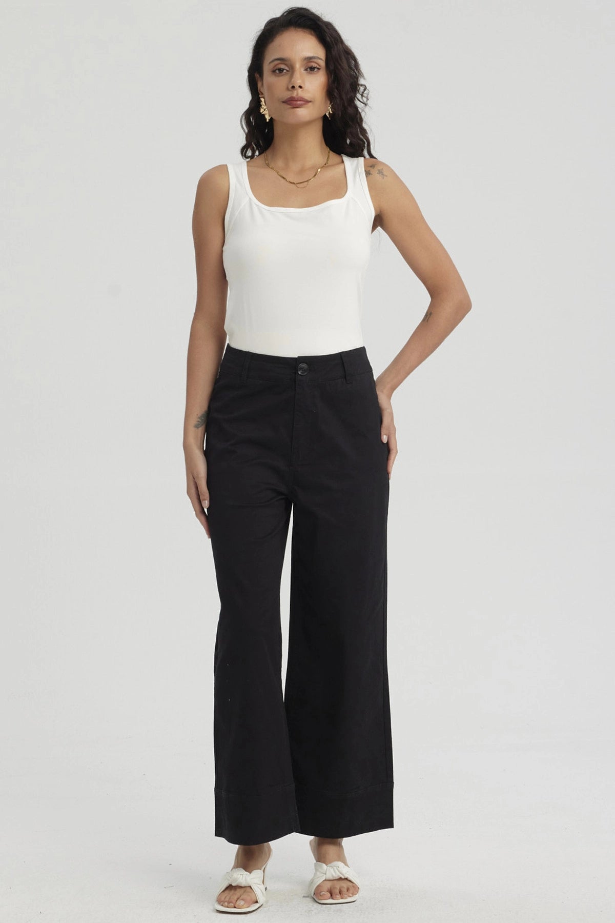 Polera Mujer Bipack Lisa Negro