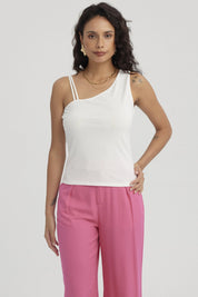 Polera Mujer Doble Pabilo Crudo