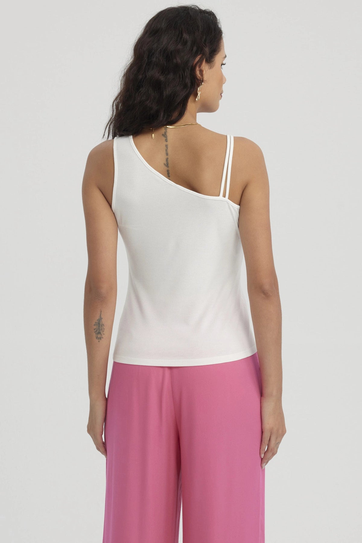 Polera Mujer Doble Pabilo Crudo