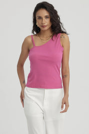 Polera Mujer Doble Pabilo Fucsia