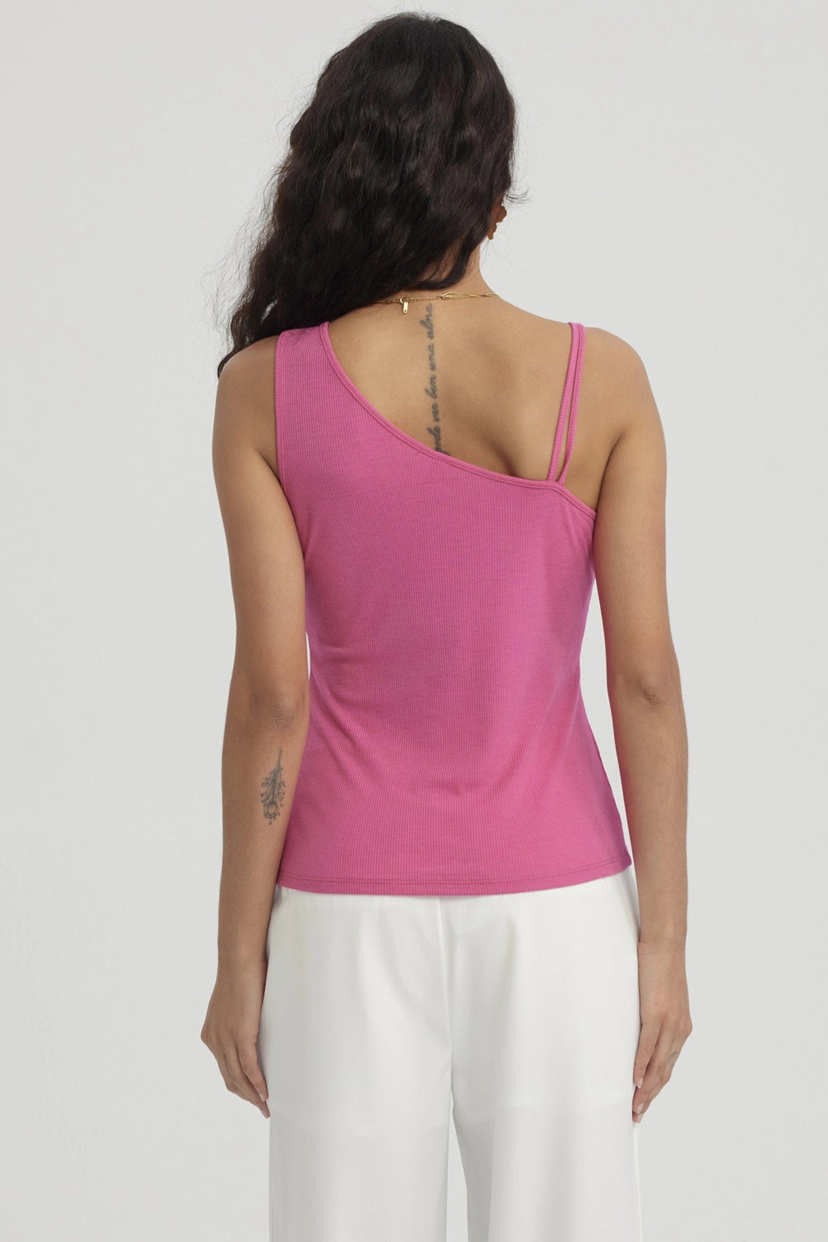 Polera Mujer Doble Pabilo Fucsia