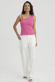 Polera Mujer Doble Pabilo Fucsia