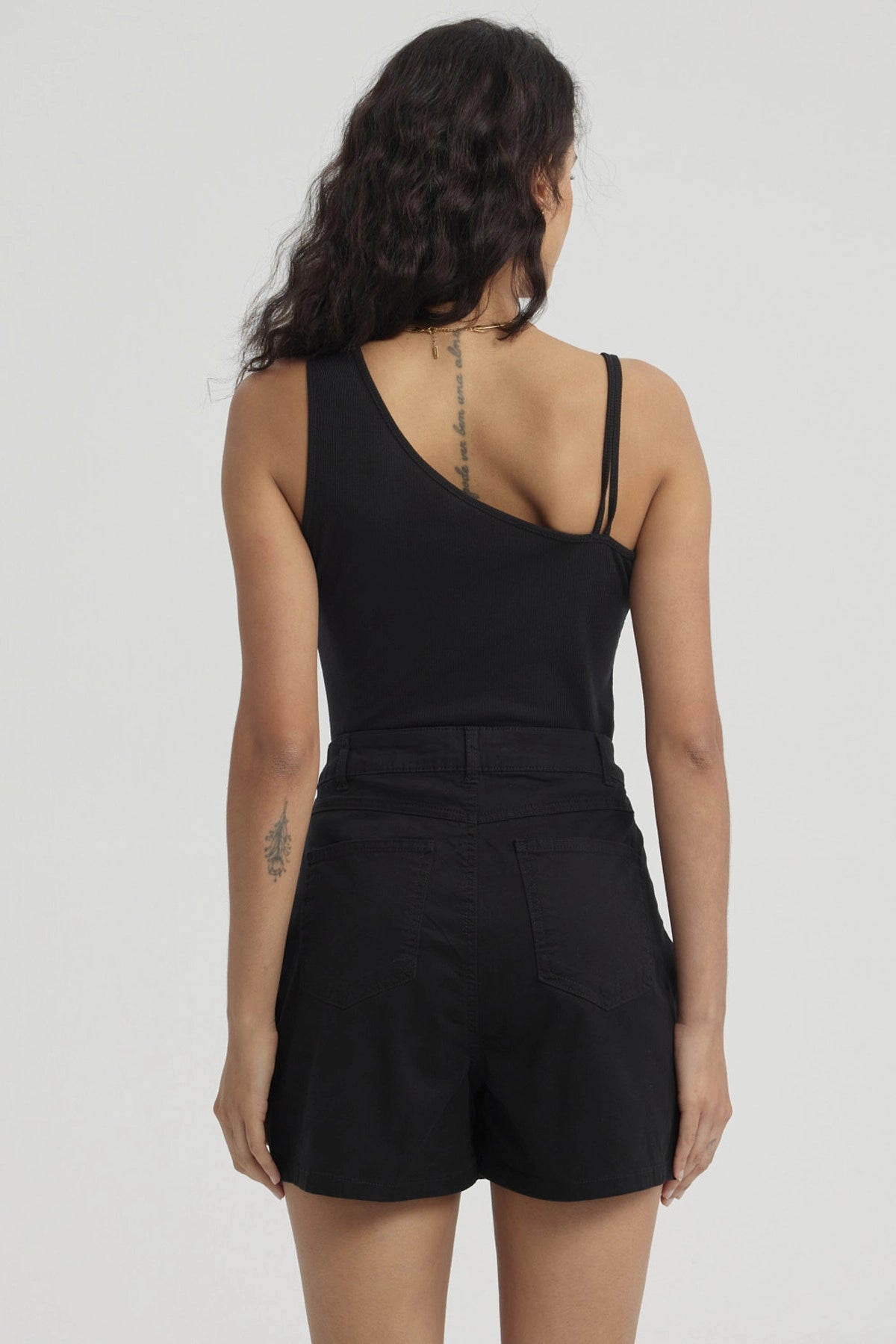 Polera Mujer Doble Pabilo Negro