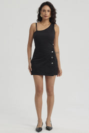 Polera Mujer Doble Pabilo Negro