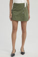 Short Mujer Gabardina Pretina Verde Musgo