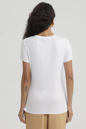 Polera Mujer Estampado Blanco