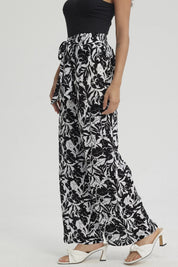 Pantalón Mujer Palazzo Pretina Elástica Turquesa