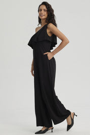 Enteritos Mujer Largo Aplicación Negro