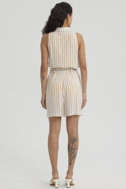 Enteritos Mujer Short Viscosa Naranjo